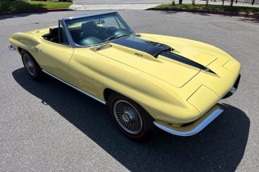 1967 Sunfire Yellow Corvette L68 AC