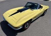 1967 Sunfire Yellow Corvette L68 AC 6568