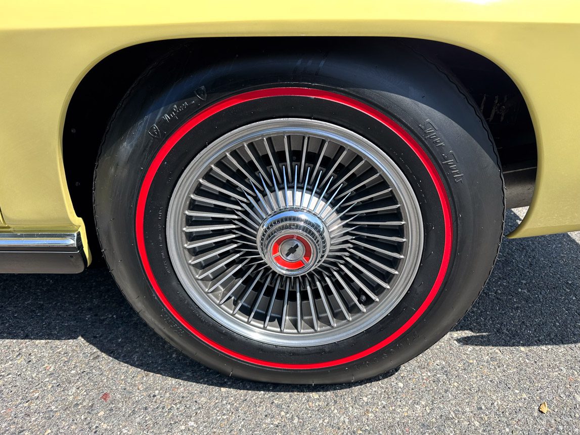 1967 Sunfire Yellow Corvette L68 AC 6577