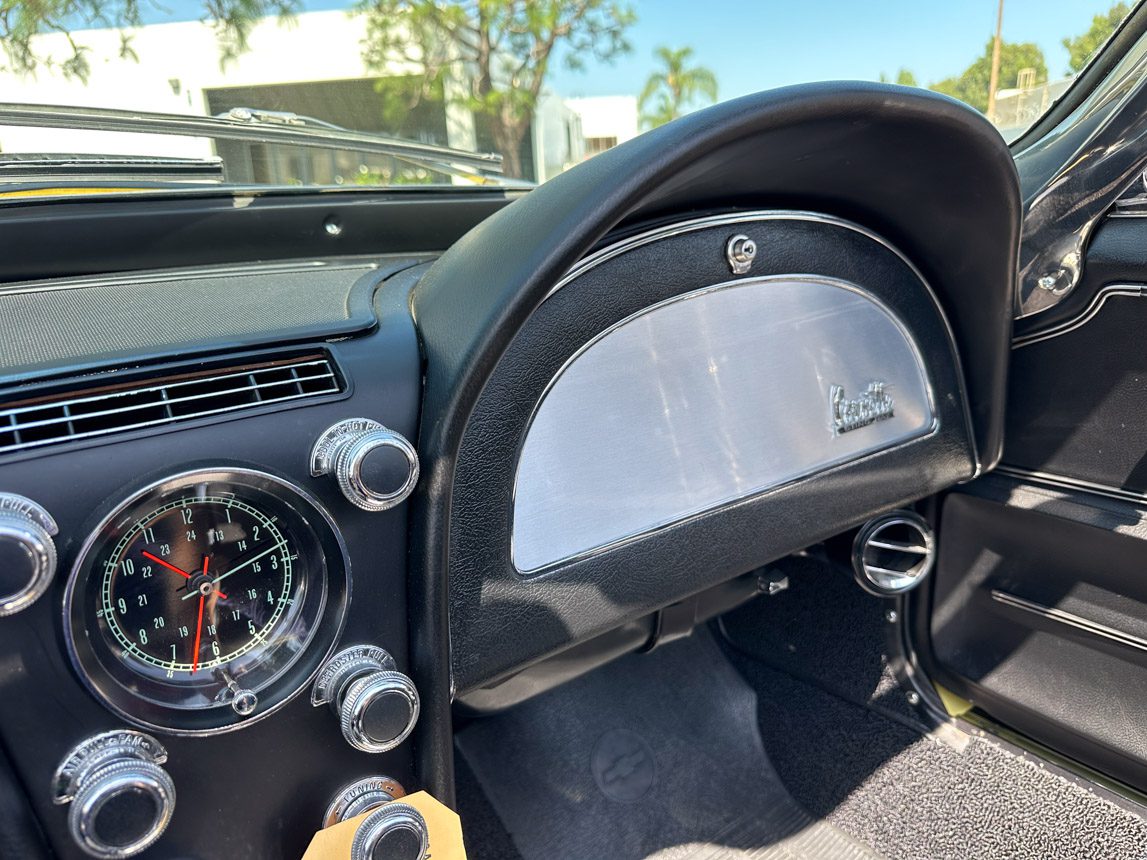 1967 Sunfire Yellow Corvette L68 AC 6593