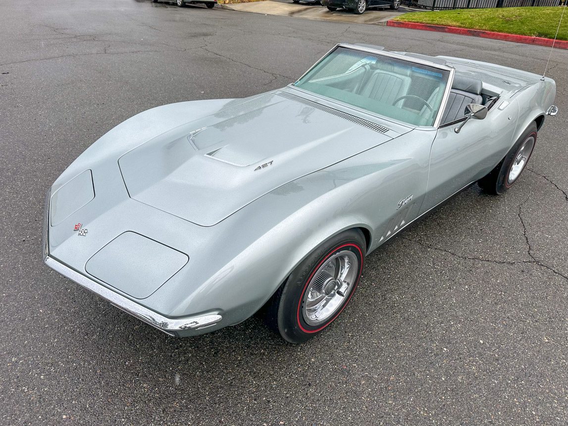 1969 Silver Corvette L71 Convertible 3957