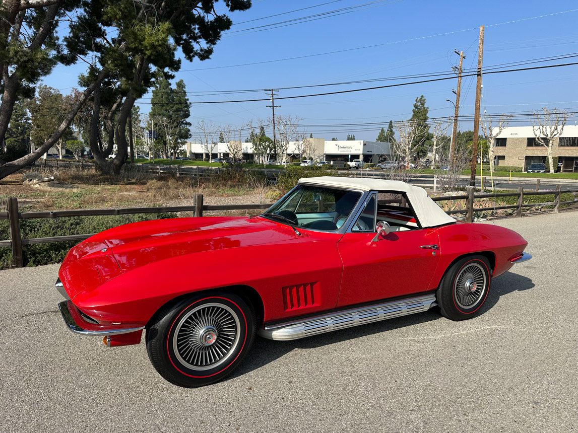 1967 Red Corvette Convertible 4863