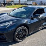 2023 black c8 corvette