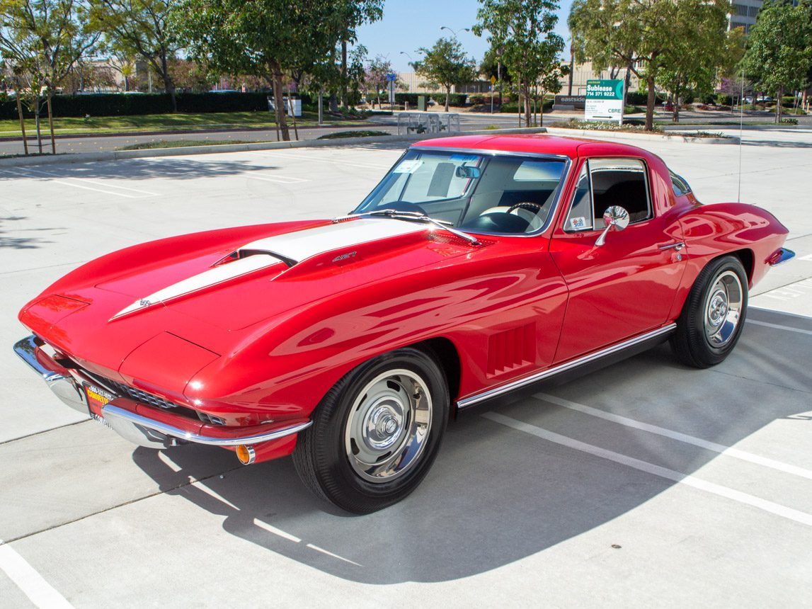 1967 Rally Red Corvette L71 Coupe, Corvette Mike