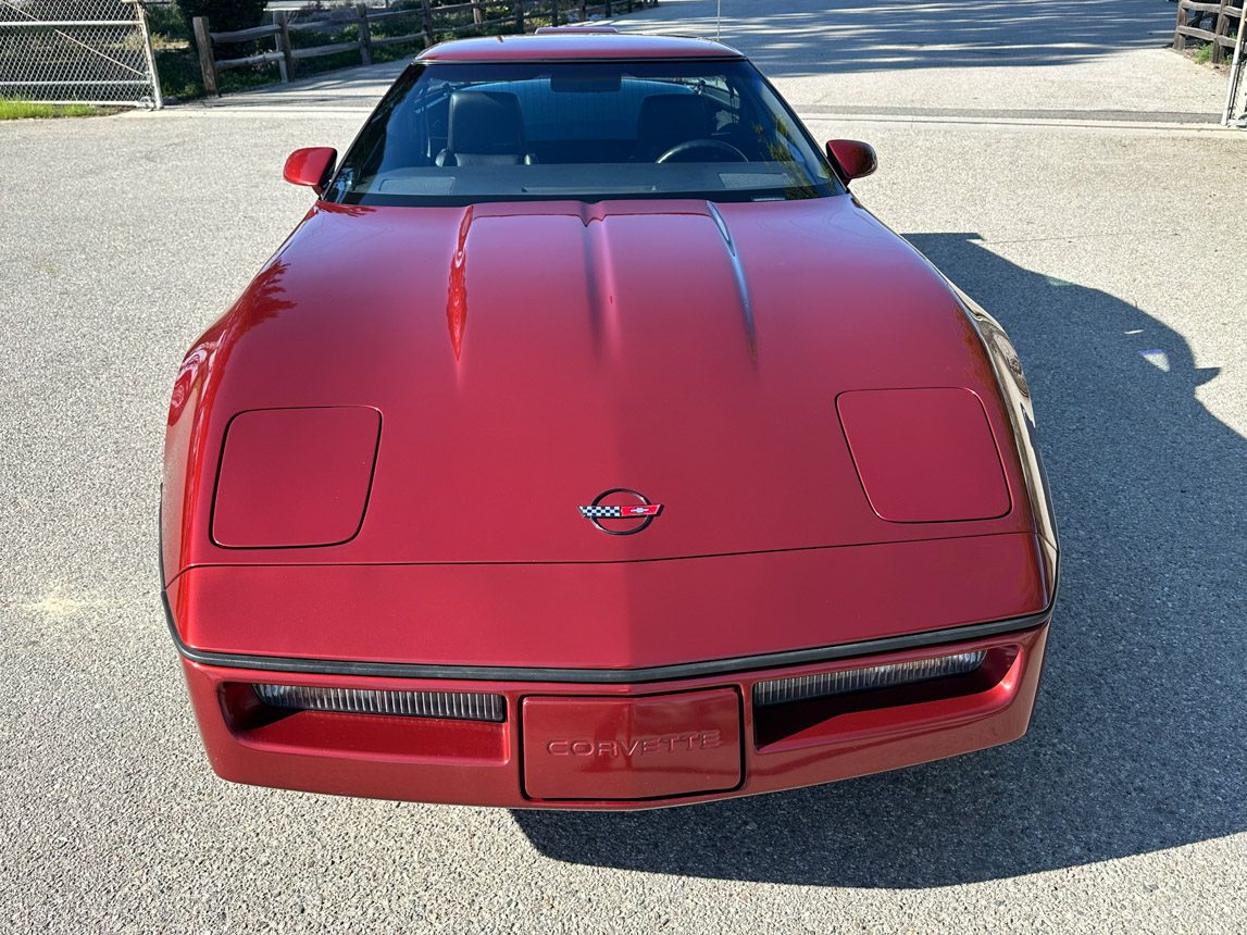 1988 Maroon Corvette Coupe 6182