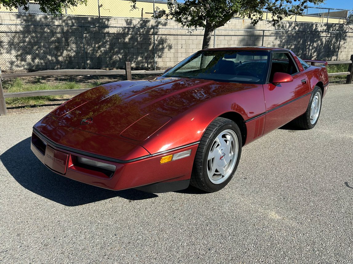 1988 Maroon Corvette Coupe 6190