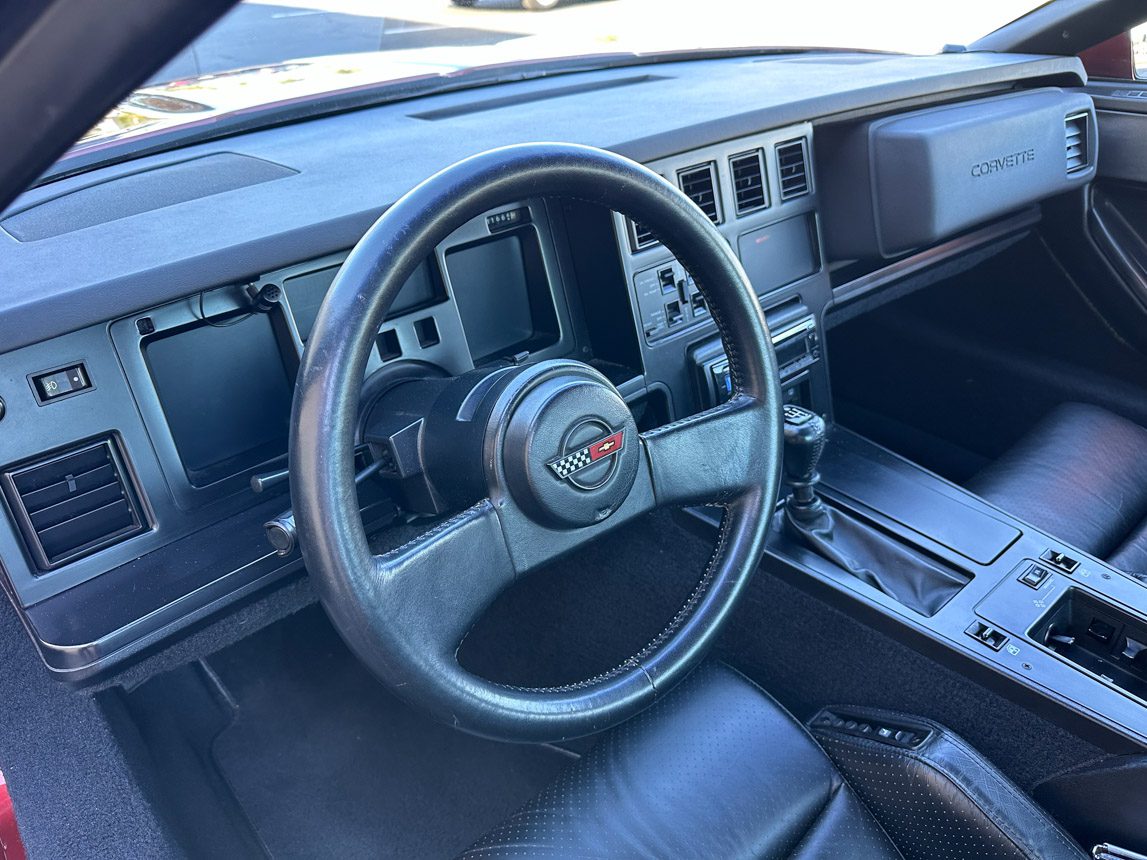 1988 Maroon Corvette Coupe 6207