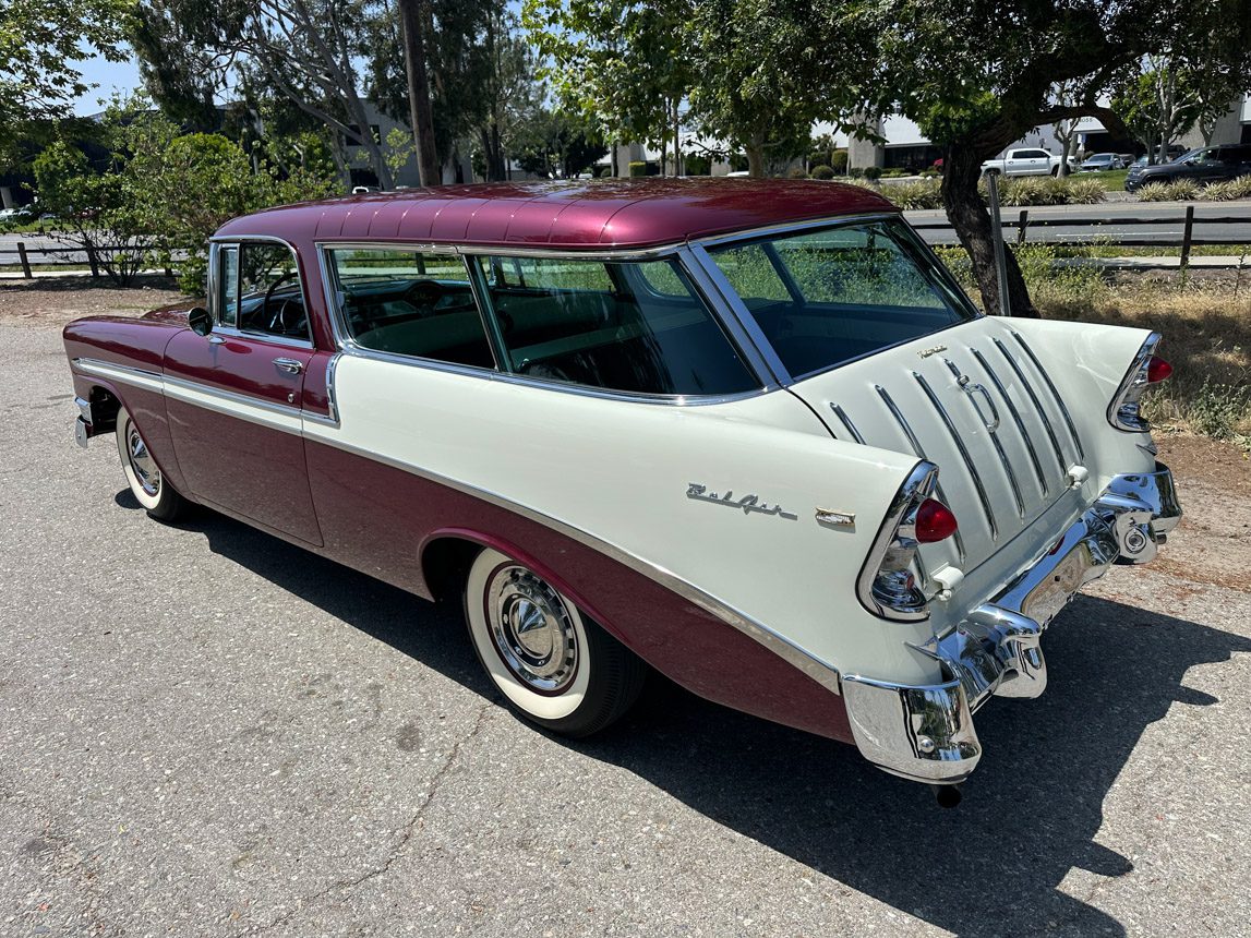 1956 Plum/Ivory Chevrolet Nomad Wagon | Corvette Mike | Used Chevrolet ...