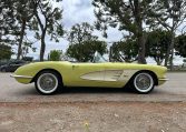 1958 Yellow Corvette Resto Mod 7161