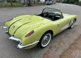 1958 Yellow Corvette Resto Mod 7162