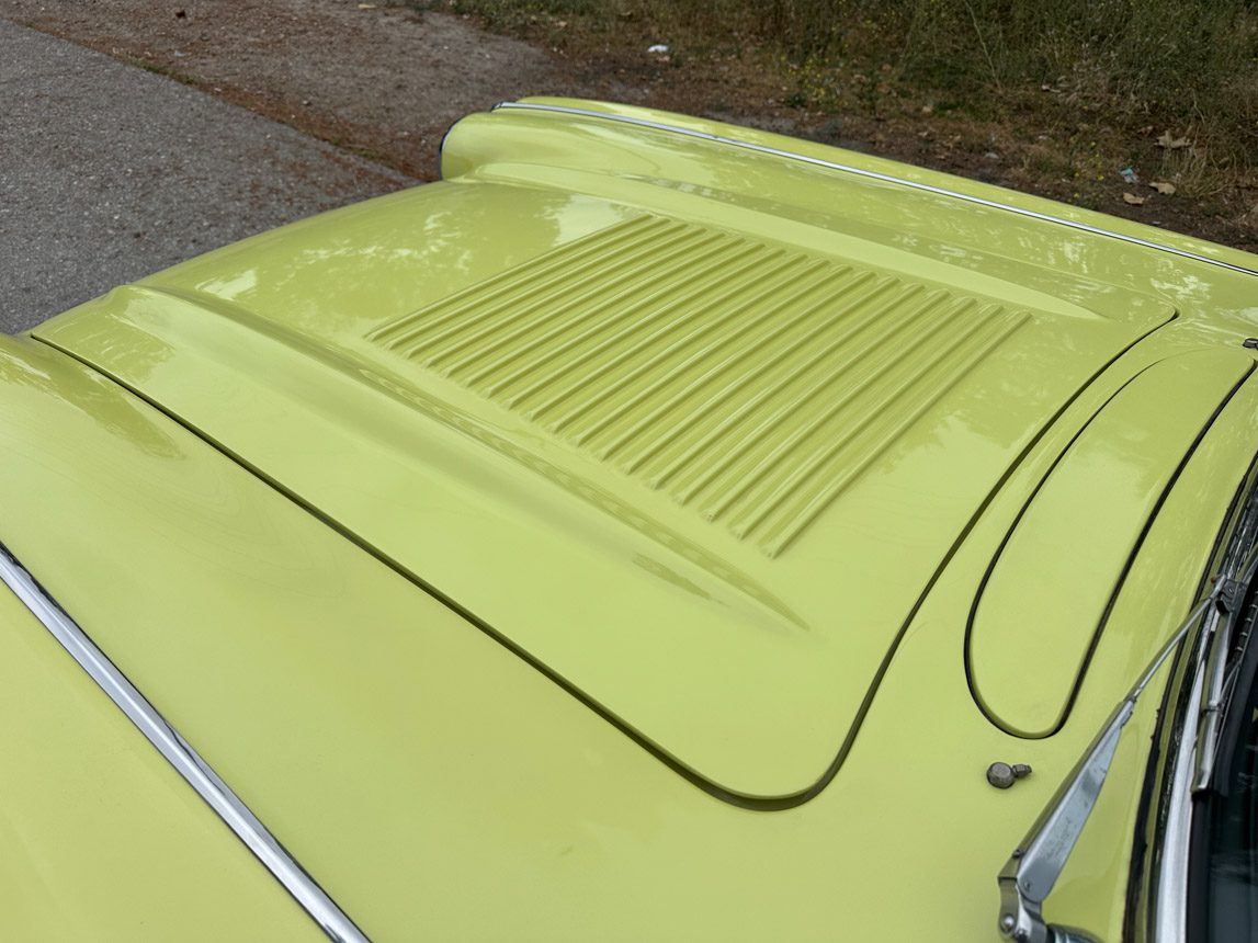 1958 Yellow Corvette Resto Mod 7166