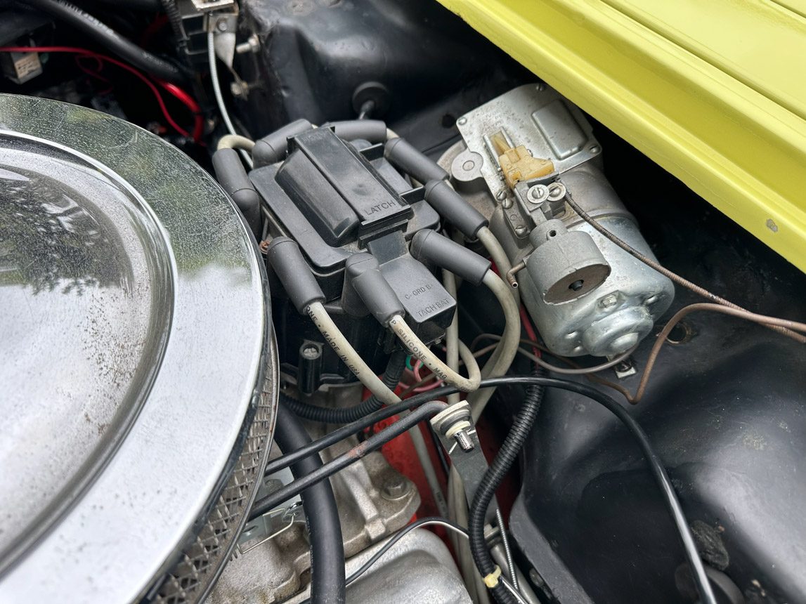 1958 Yellow Corvette Resto Mod 7194