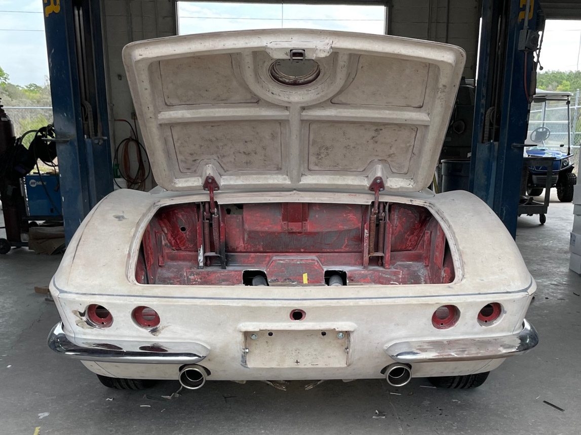 1962 Red Corvette Resto Mod 45