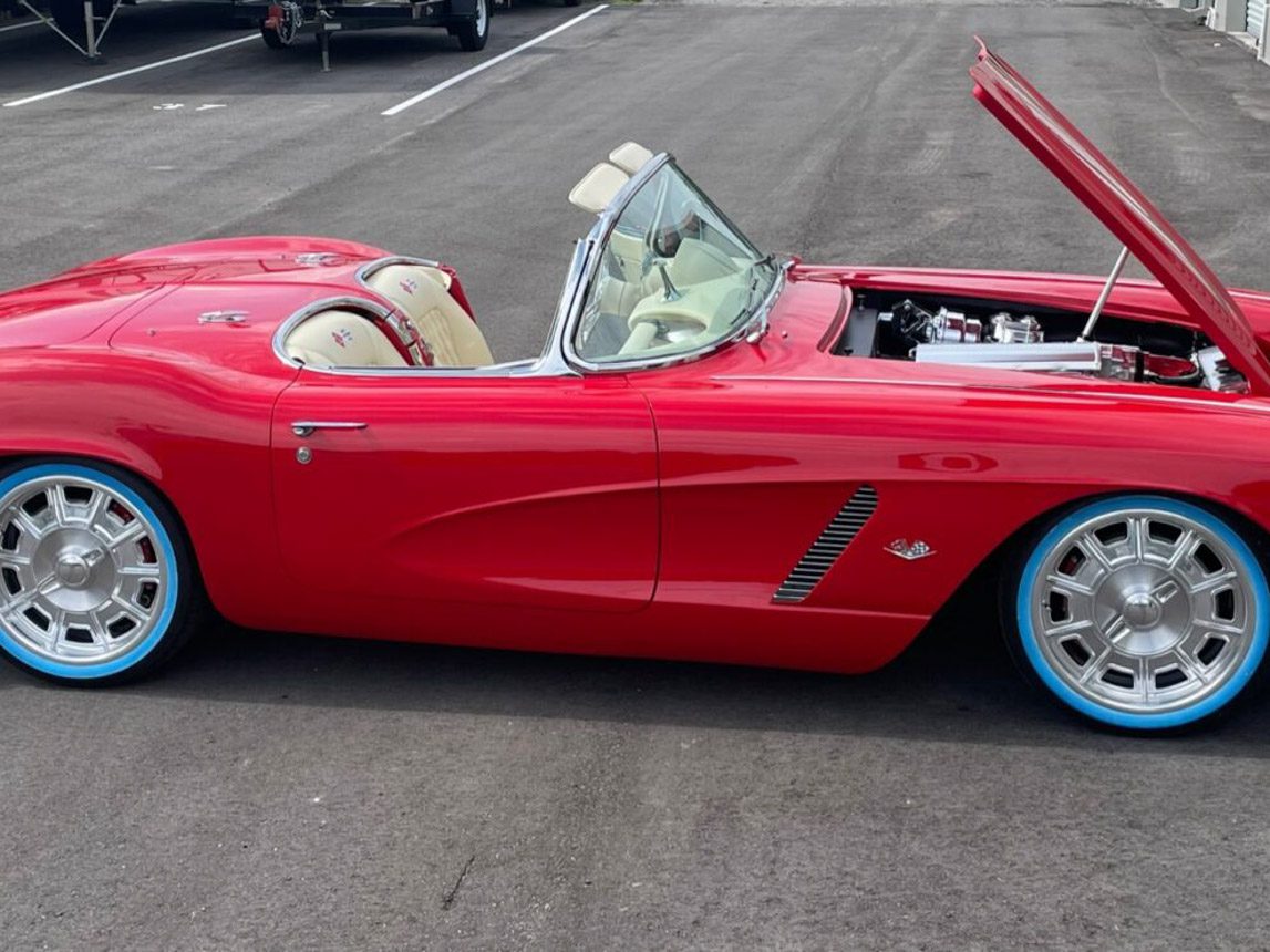 1962 Red Corvette Resto Mod 9