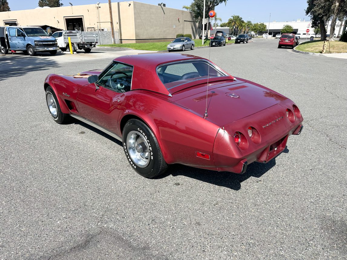 1975 Maroon Corvette Convertible 6774