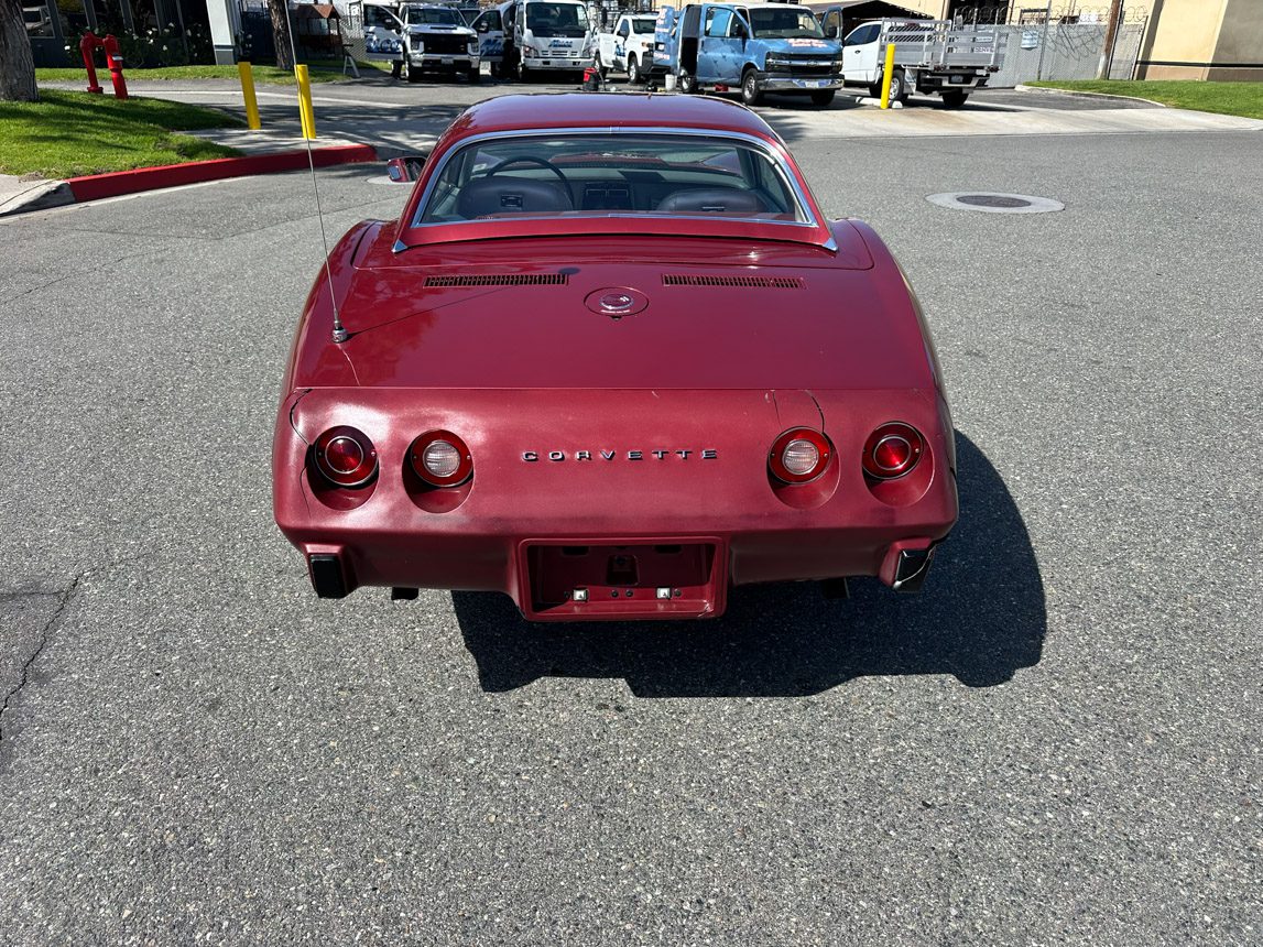 1975 Maroon Corvette Convertible 6775