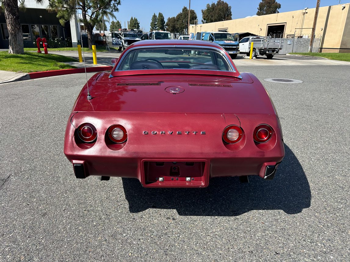 1975 Maroon Corvette Convertible 6776