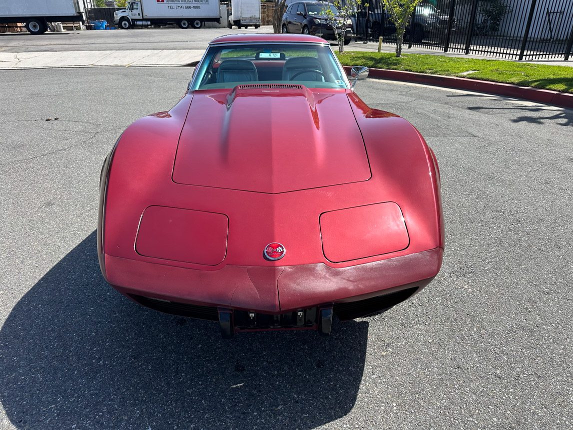 1975 Maroon Corvette Convertible 6780