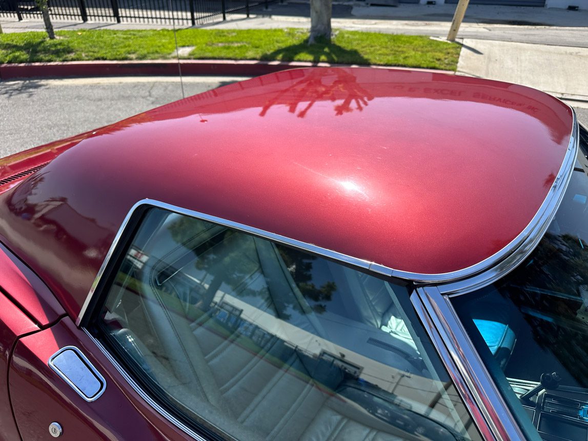 1975 Maroon Corvette Convertible 6786