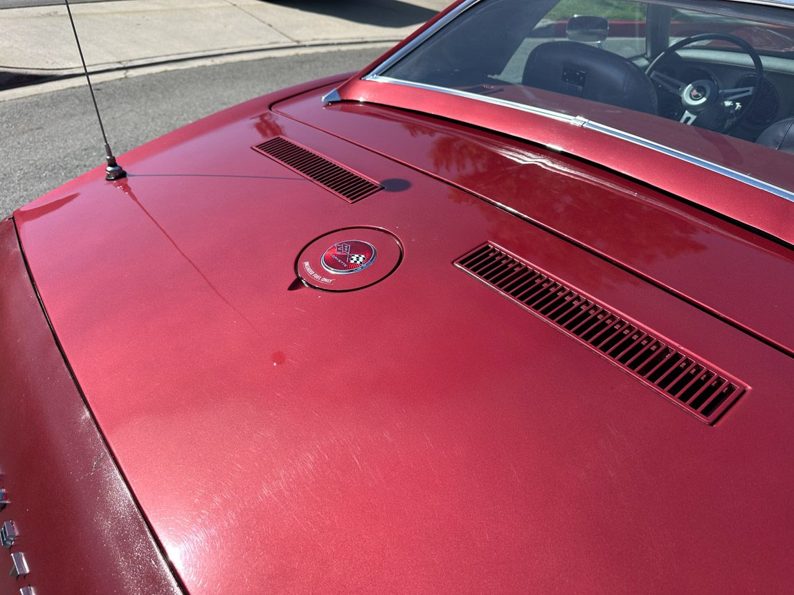 1975 Maroon Corvette Convertible 6787