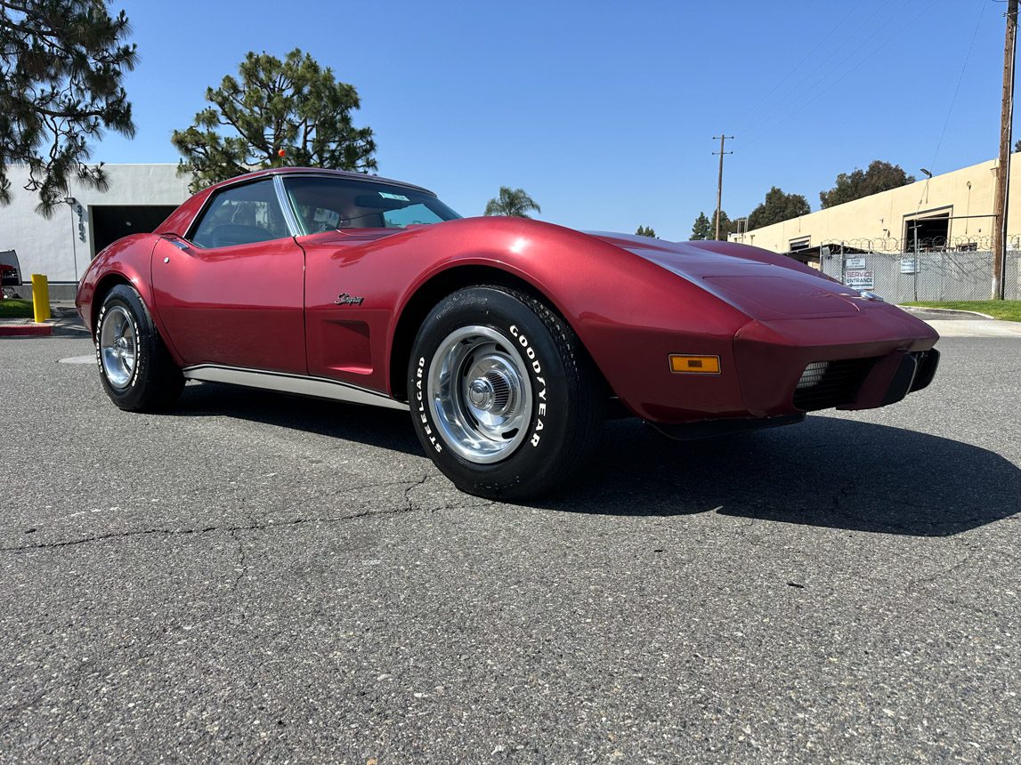 1975 Maroon Corvette Convertible 6790