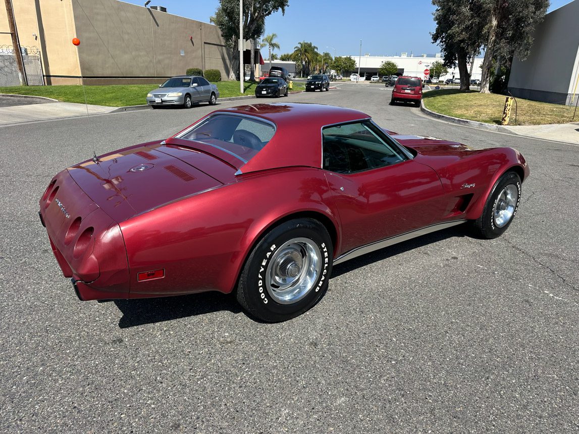 1975 Maroon Corvette Convertible 6791