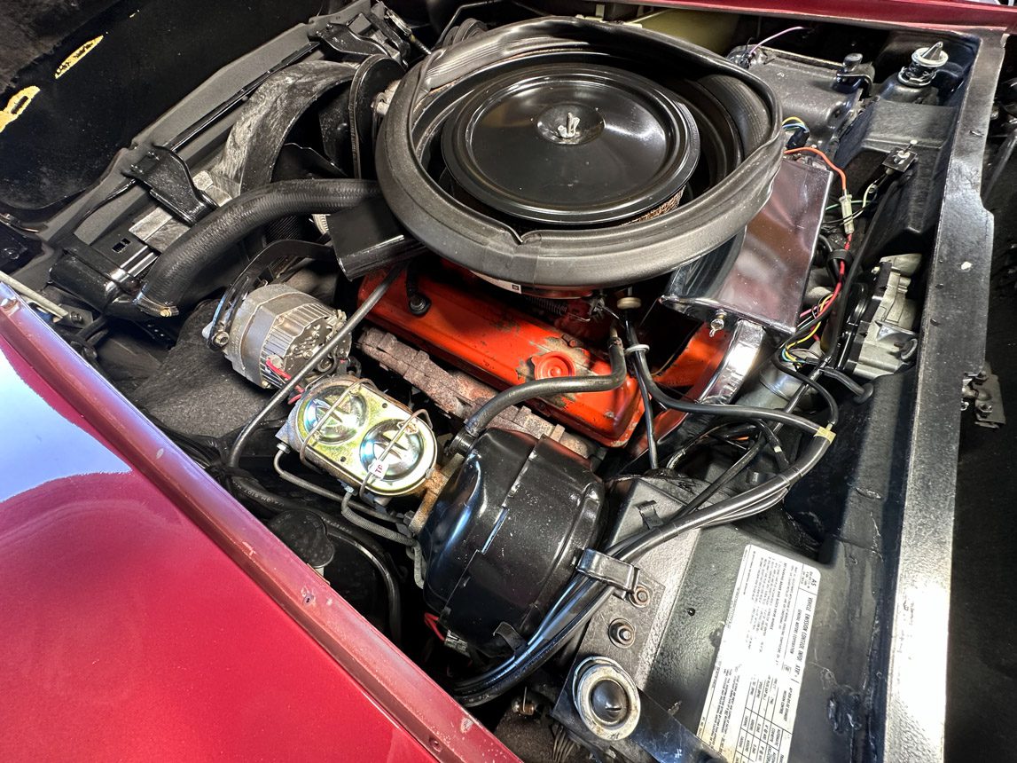 1975 Maroon Corvette Convertible 6819