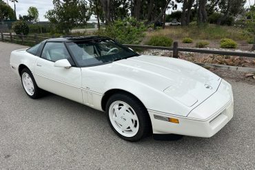 1988 White Corvette Anniversary