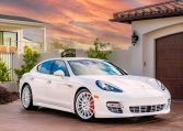 2013 white Porsche Panamera