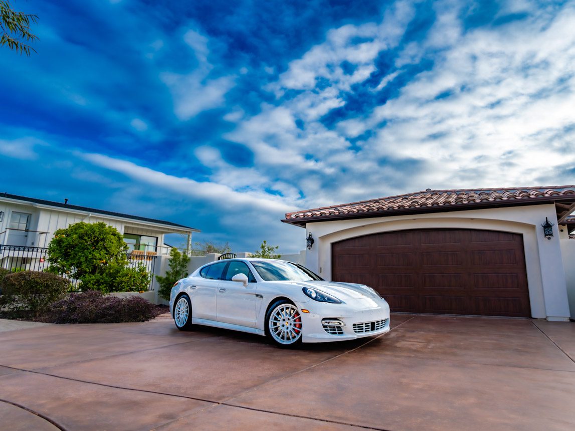 2013 white Porsche Panamera 5