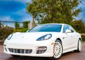 2013 white Porsche Panamera 8