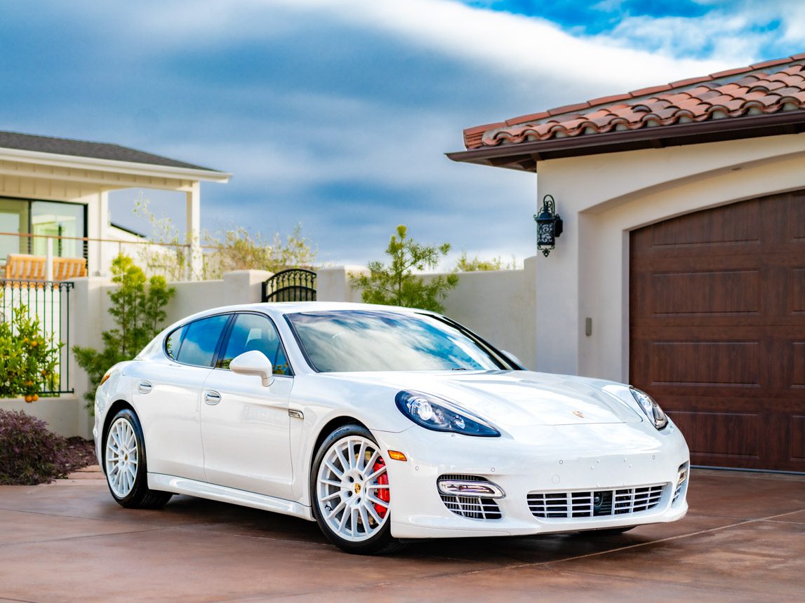 2013 white Porsche Panamera 8833