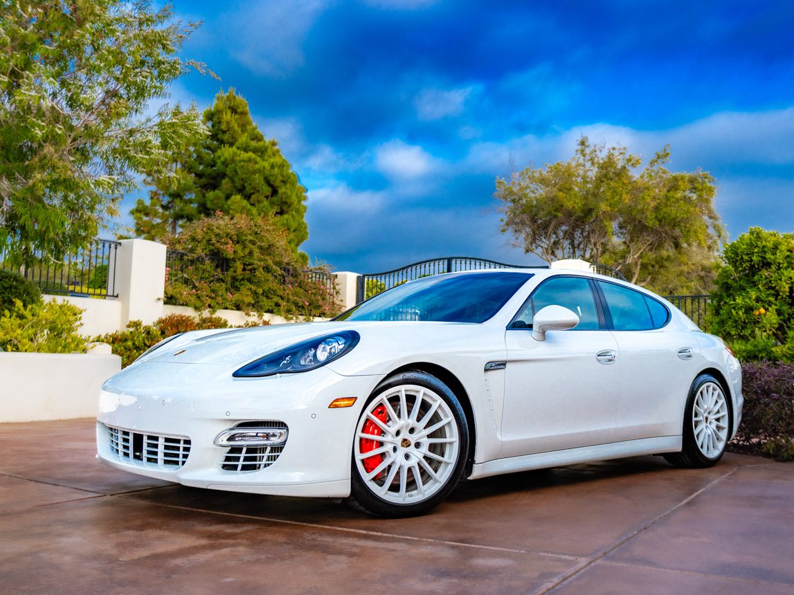 2013 white Porsche Panamera 8842