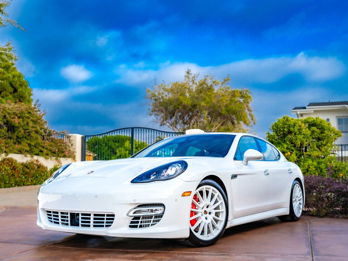 2013 white Porsche Panamera 8843