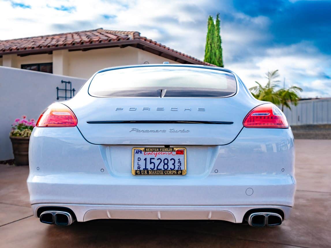 2013 white Porsche Panamera 8849