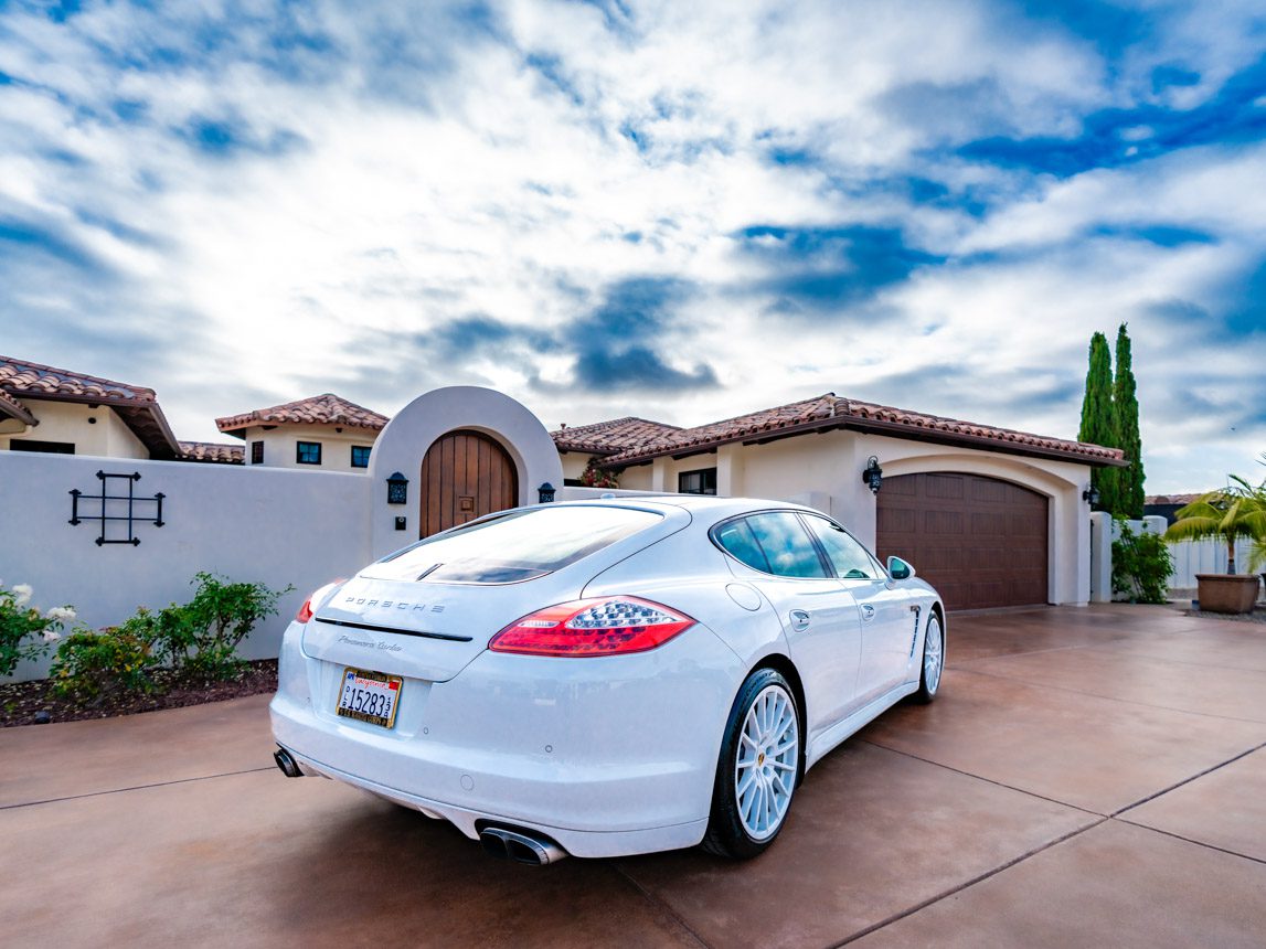 2013 white Porsche Panamera 8851