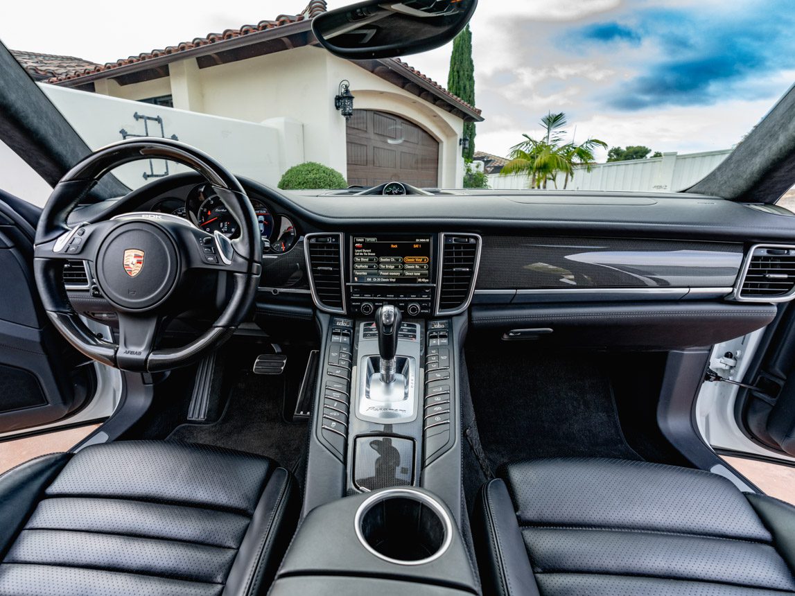 2013 white Porsche Panamera 8862