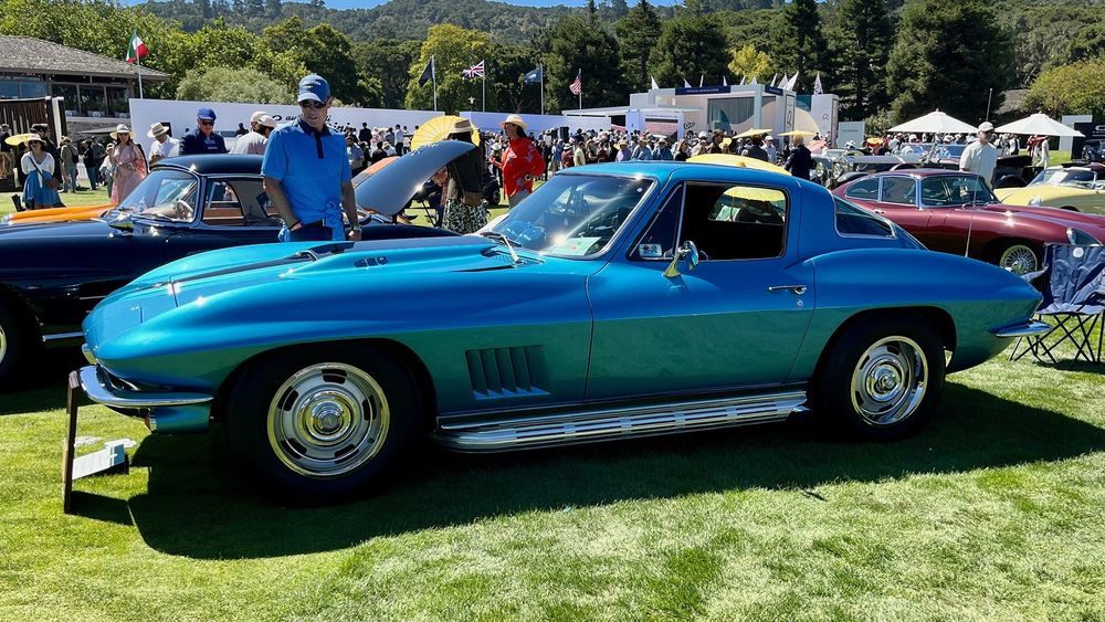 1967 Blue L89 at Quail