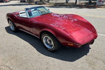 1975 Maroon Corvette Convertible