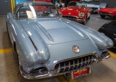 1958 Silver Blue Fuelie Convertible 0007