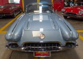 1958 Silver Blue Fuelie Convertible 0008