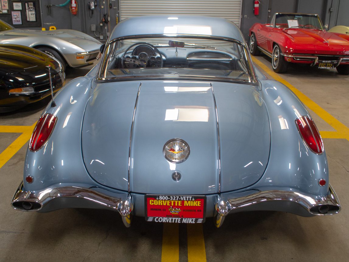 1958 Silver Blue Fuelie Convertible 0012