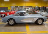 1958 Silver Blue Fuelie Convertible 0014