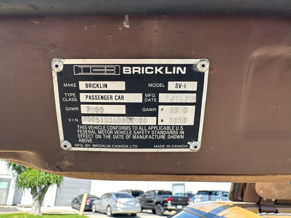 1976 Bricklin Barn Find 9471