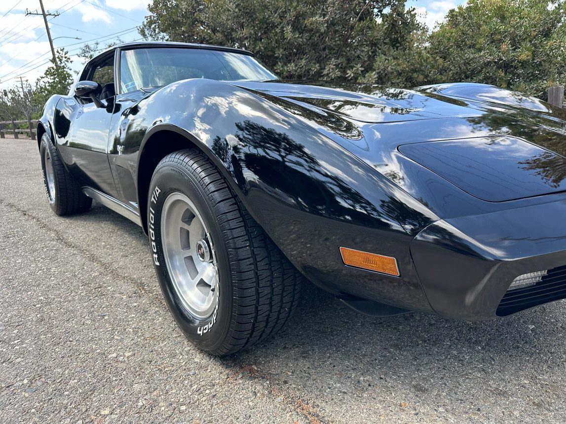 1977 Black Corvette L82 Coupe with only 2k miles! | Corvette Mike ...