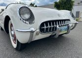 1955 White V8 Corvette 0478