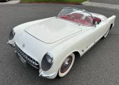 1955 White V8 Corvette 0483