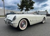 1955 White V8 Corvette 0484