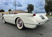 1955 White V8 Corvette 0488