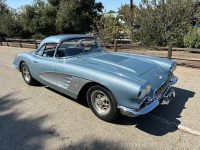 1958 Silver Blue Corvette Fuelie 0013